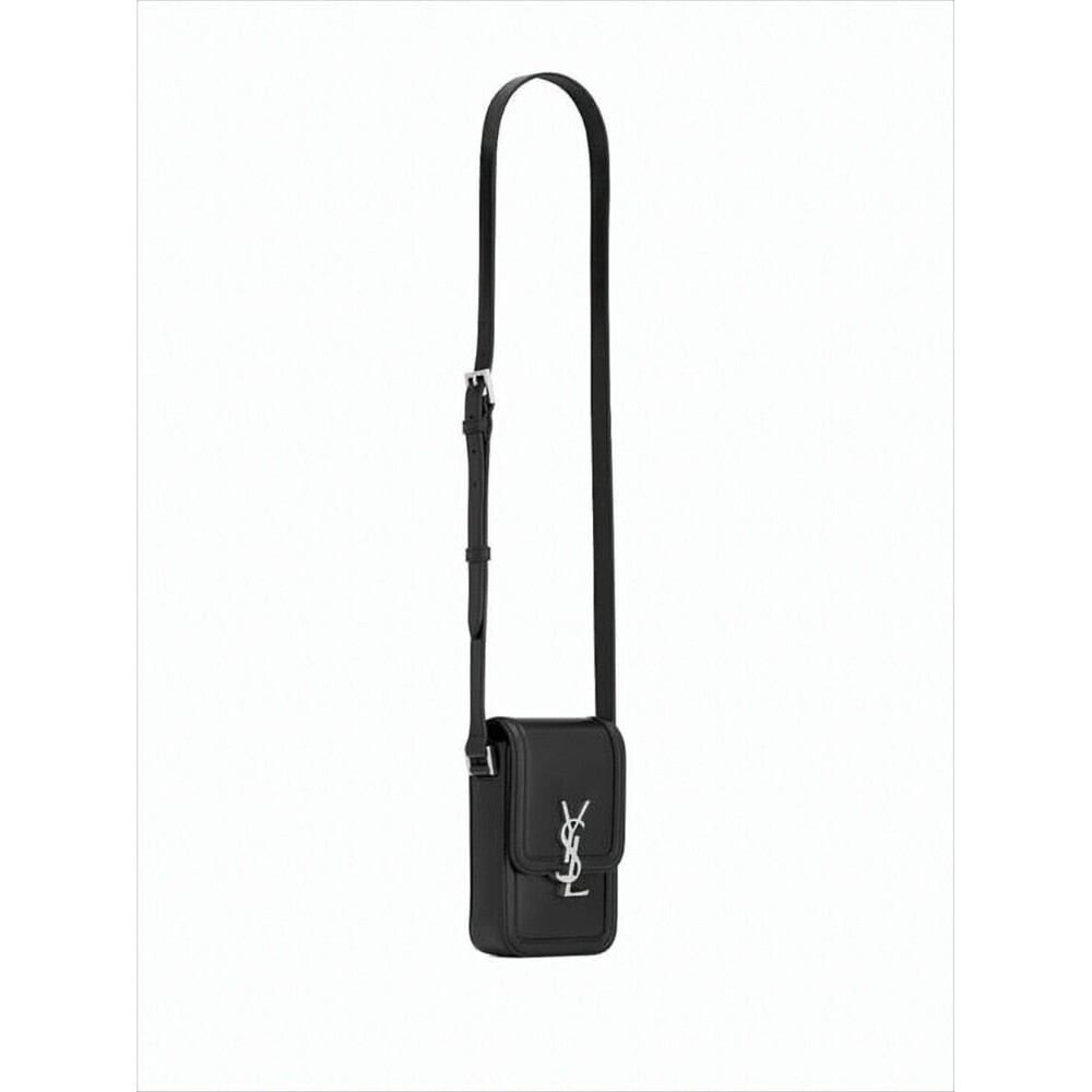 SAINT LAURENT Compact Crossbody Bag in Smooth Calf Leather - Picture 2 of 4